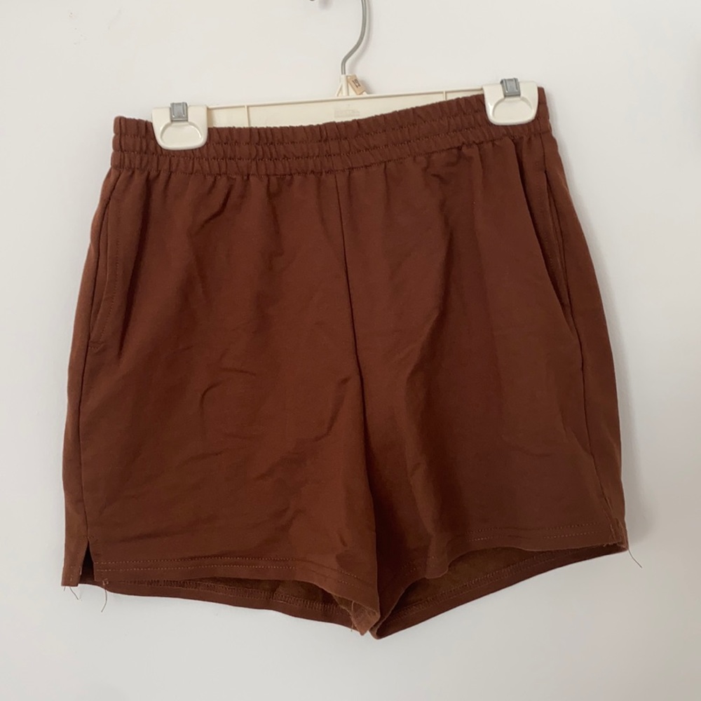⚡️ SEND BEST OFFER ⚡️brown sweat shorts